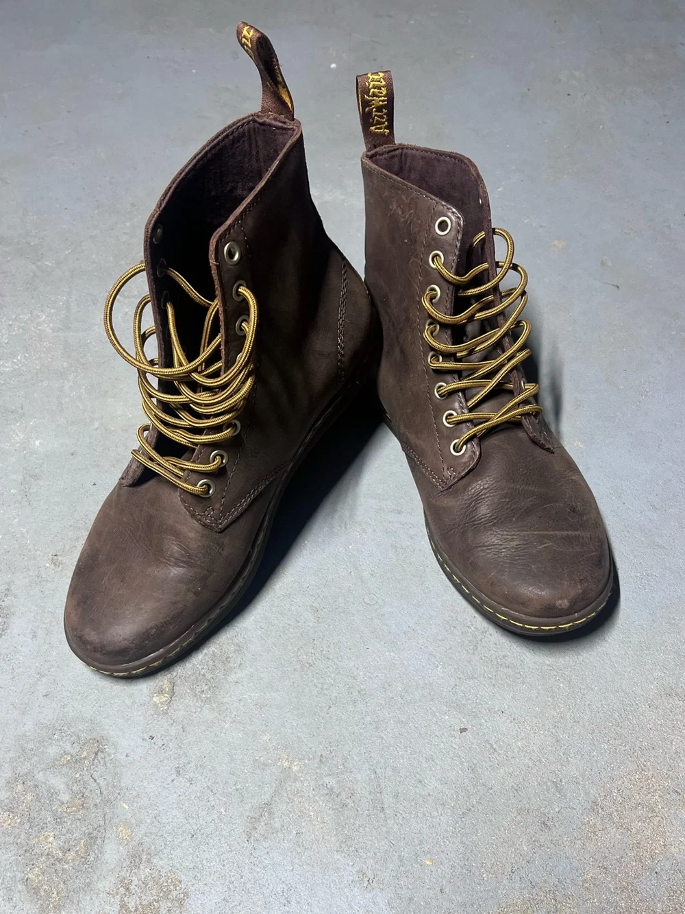 Dr. Martens Tobias Brown Leather Boots Size US 9 L / US 8 M